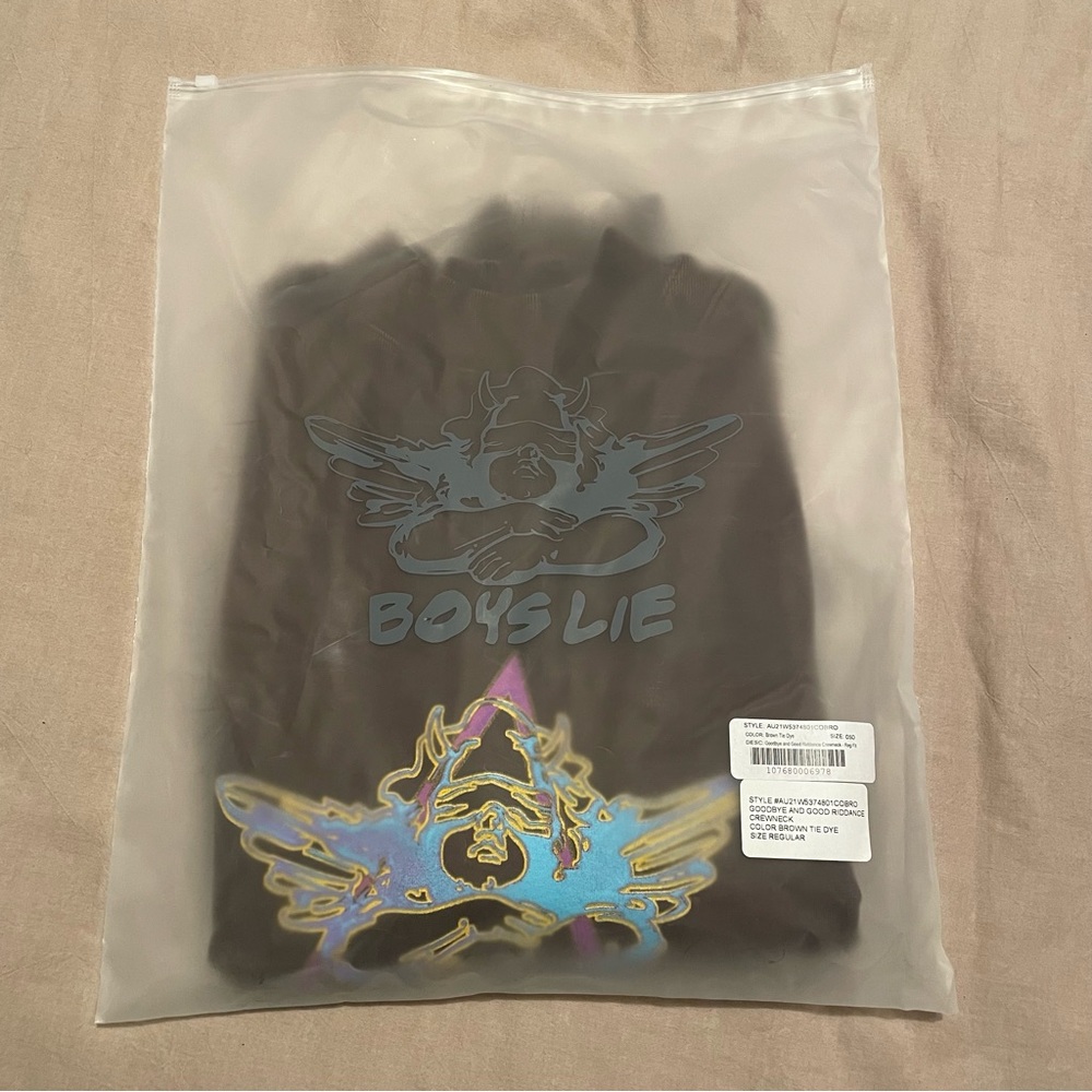 Boys Lie Goodbye and Good Riddance Crewneck